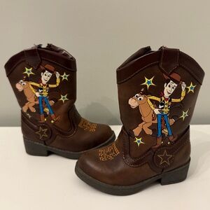 Toy Story Woody & Bullseye Toddler Cowboy Boots Toddler Sz 5 EUC